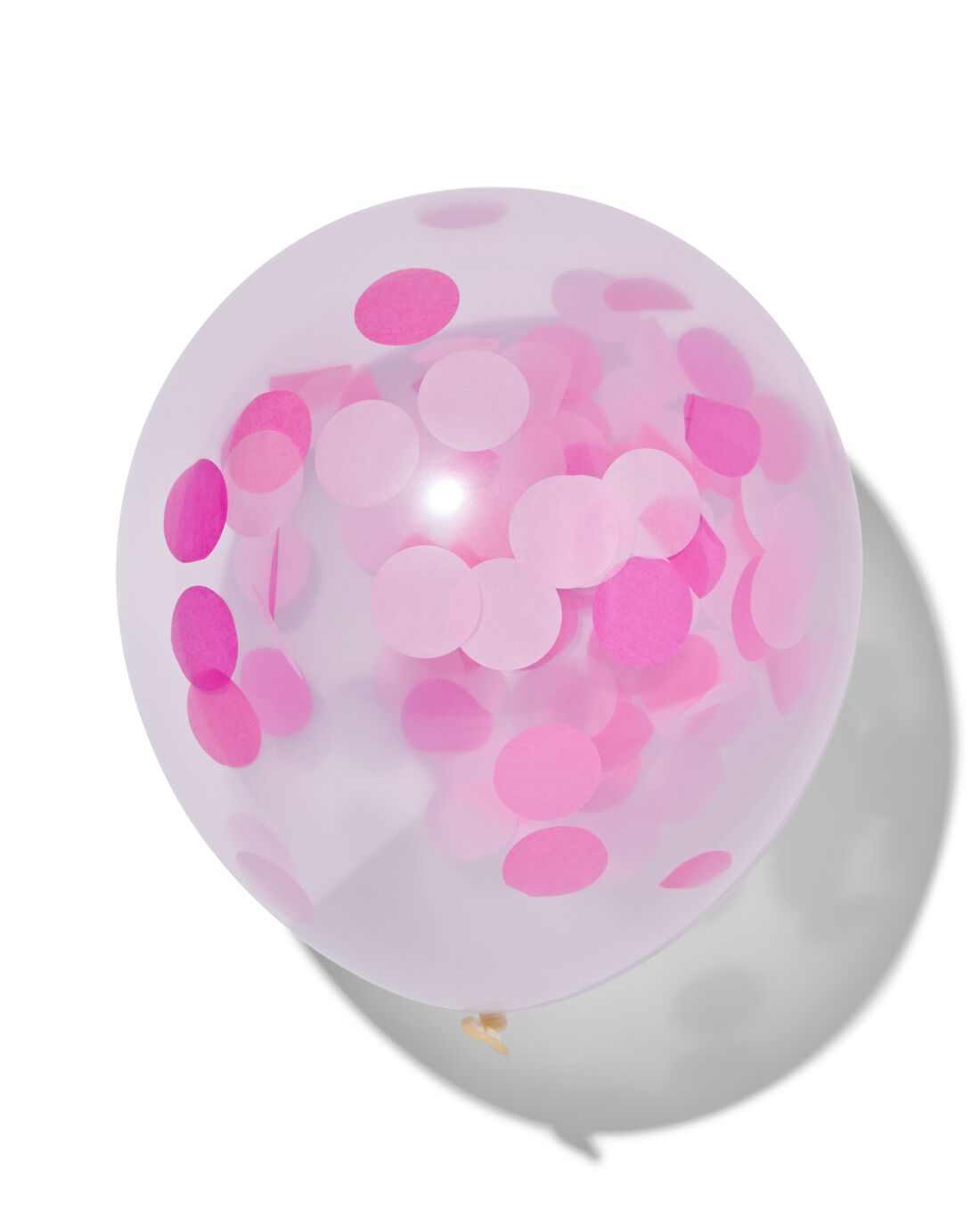 Confetti Ballonnen - 6 Stuks (roze)