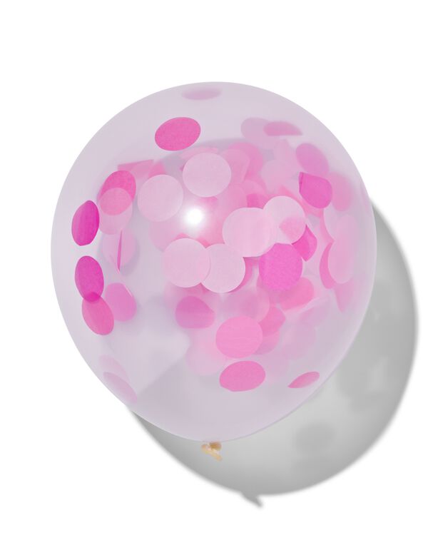 confetti ballonnen - 6 stuks - 14230001 - HEMA