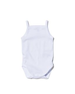 Romper Organic Katoen Stretch - 2 Stuks Wit (wit)