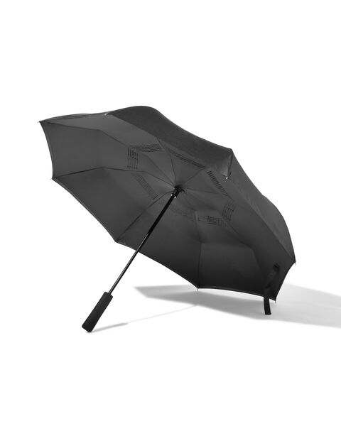 paraplu omgekeerd zwart - HEMA
