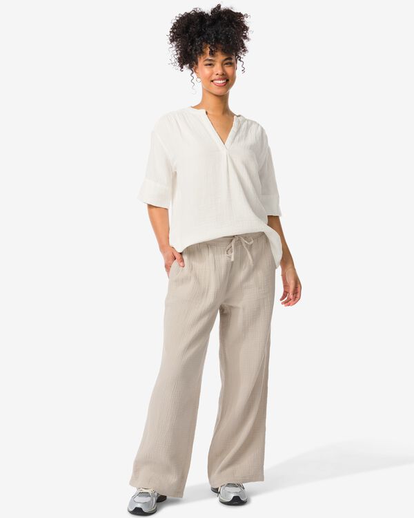damesbroek Kai  zand zand - 36248870SAND - HEMA