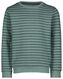 kinder sweater met strepen groen groen - 1000029221 - HEMA