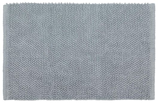 badmat 50x80 chenille ijsblauw - 5270018 - HEMA