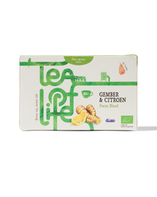 Tea of life gember & citroen thee - 20 stuks - 17190040 - HEMA
