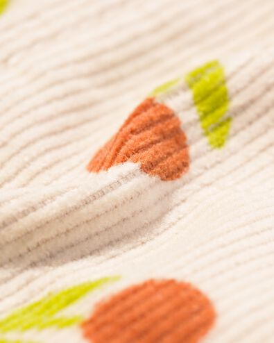 baby overgooier meegroei corduroy ecru 98 - 33068857 - HEMA