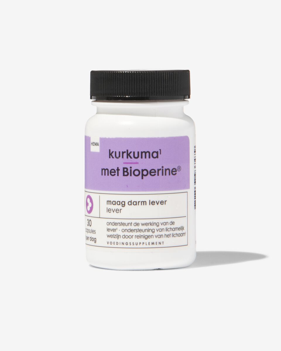 kurkuma met Bioperine® - 30 stuks - 11402240 - HEMA