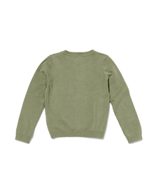 kinder vest gebreid groen groen - 1000029653 - HEMA
