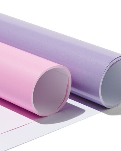 kaftpapier 300x50 roze - 3 stuks - 14590259 - HEMA