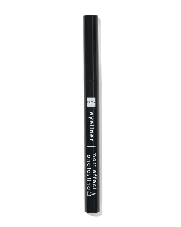 soft eyeliner waterproof mat zwart - 11210392 - HEMA