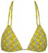 dames padded triangle bikinitop - Studio Job geel - 1000018462 - HEMA