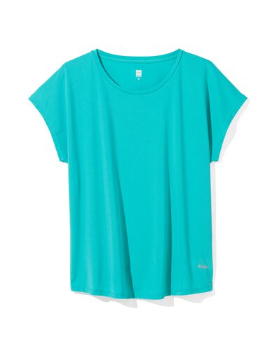 dames sportshirt turquoise XXL - 36030360 - HEMA
