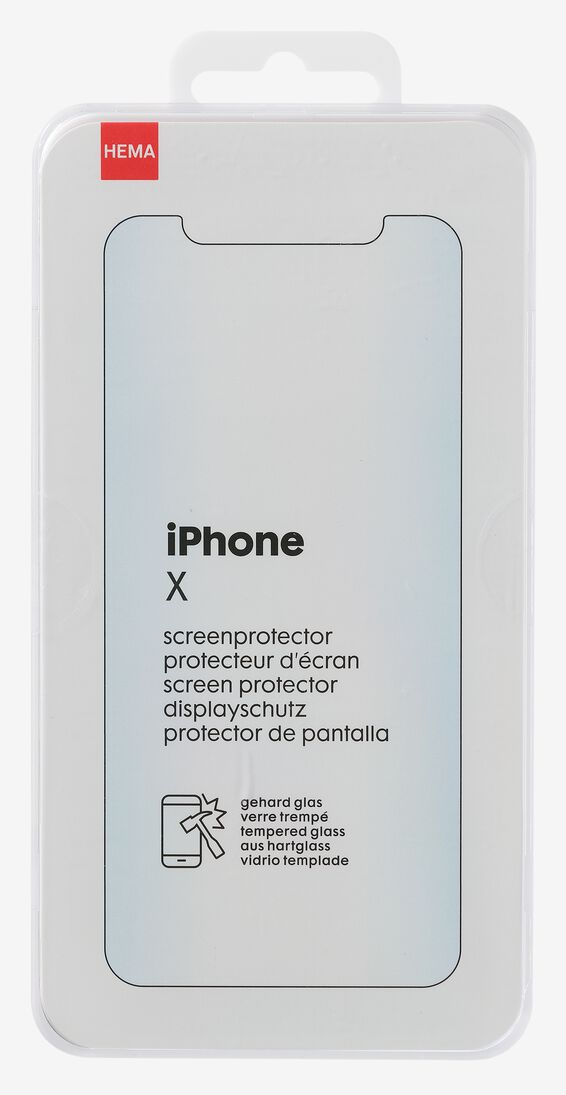 screenprotector Iphone X/XS - 39630037 - HEMA