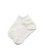dames enkelsokken - biologisch katoen - paar wit wit - 1000001572 - HEMA