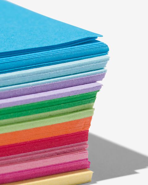 Bijna dood magie Scheiden gekleurd papier - 150 stuks - HEMA