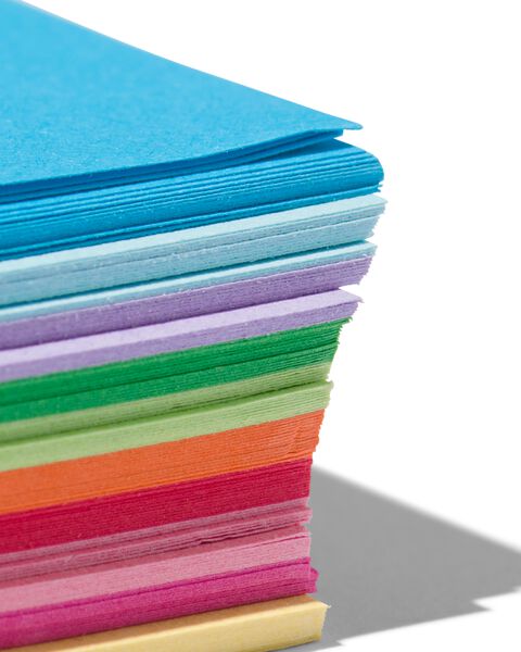 Bijna dood magie Scheiden gekleurd papier - 150 stuks - HEMA
