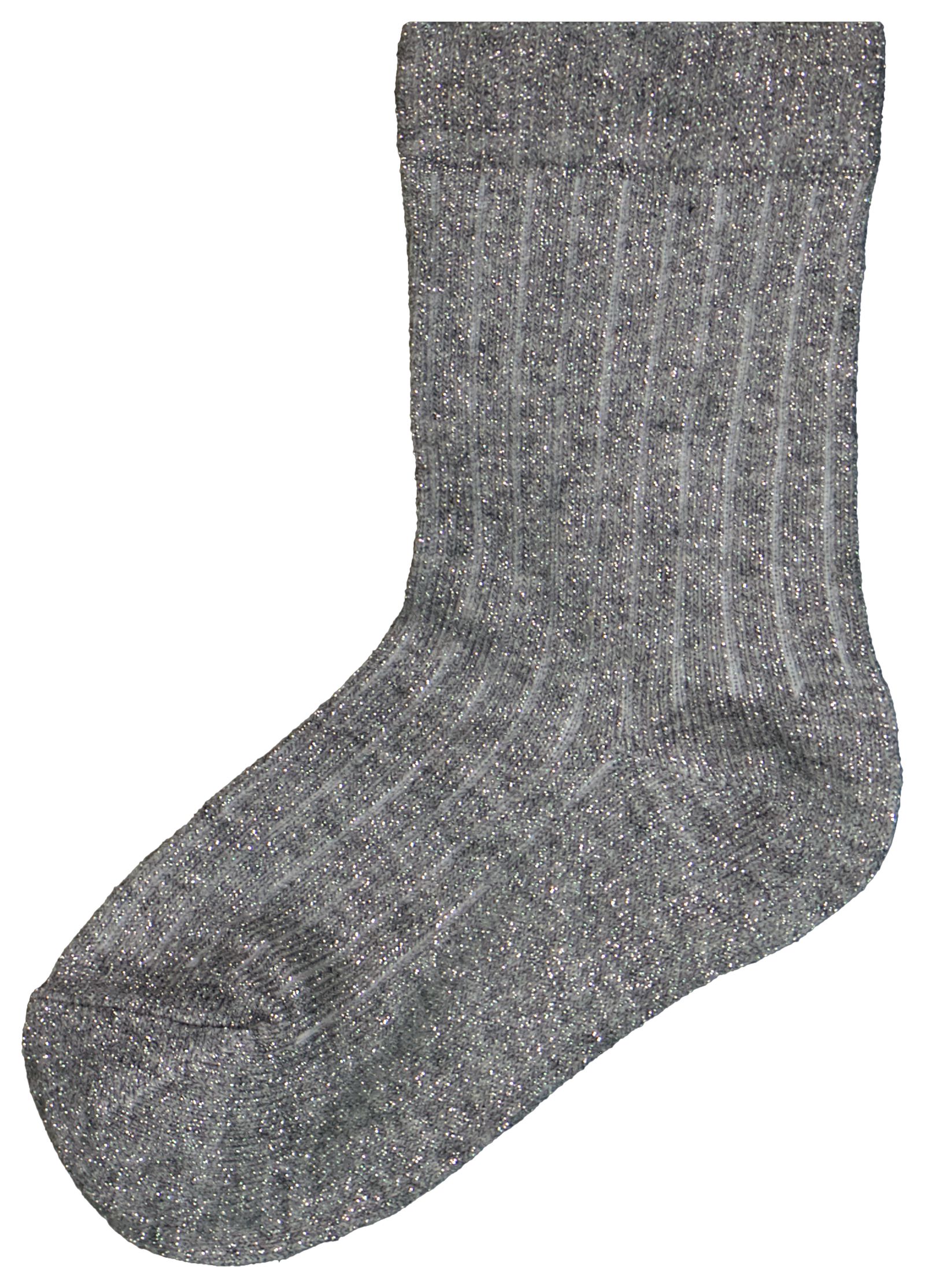 kinder sokken met katoen en glitters - 5 paar multi 35/38 - 4380084 - HEMA