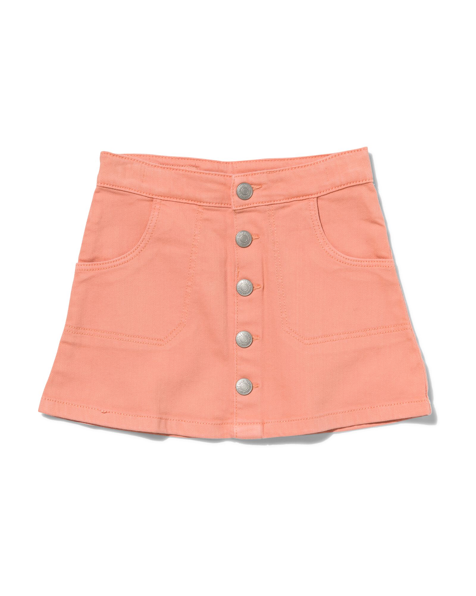 kinder rok denim koraal - 1000029696 - HEMA