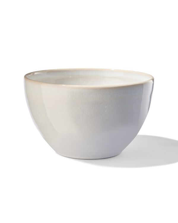 schaal Ø14cm Porto reactief glazuur wit - 9602235 - HEMA