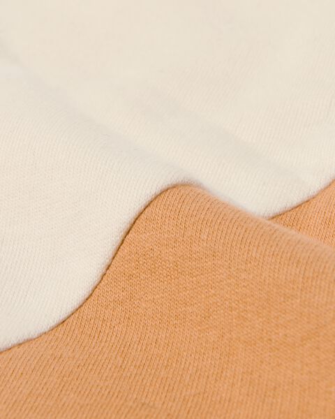 baby sweater kleurblokken beige - 1000029740 - HEMA
