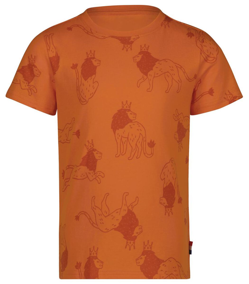 Gehoorzaam Haiku Wet en regelgeving kinder t-shirt Koningsdag oranje - HEMA
