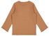 baby t-shirt rib - 2 stuks bruin bruin - 1000026034 - HEMA