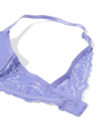 push-up bh met beugel blauw blauw - 21870200BLUE - HEMA
