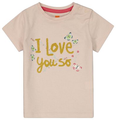 baby t-shirts - 2 stuks roze - 1000023590 - HEMA