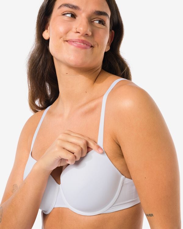 voorgevormde bh met beugel wit wit - 1000014815 - HEMA
