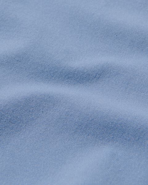 dames hemd naadloos micro blauw blauw - 1000030321 - HEMA