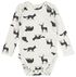 romper organic katoen stretch dieren gebroken wit gebroken wit - 1000021502 - HEMA