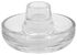 kandelaar Ø10x5.5 glas - 13312212 - HEMA