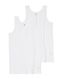 kinder hemden basic stretch katoen - 2 stuks wit 146/152 - 19280992 - HEMA