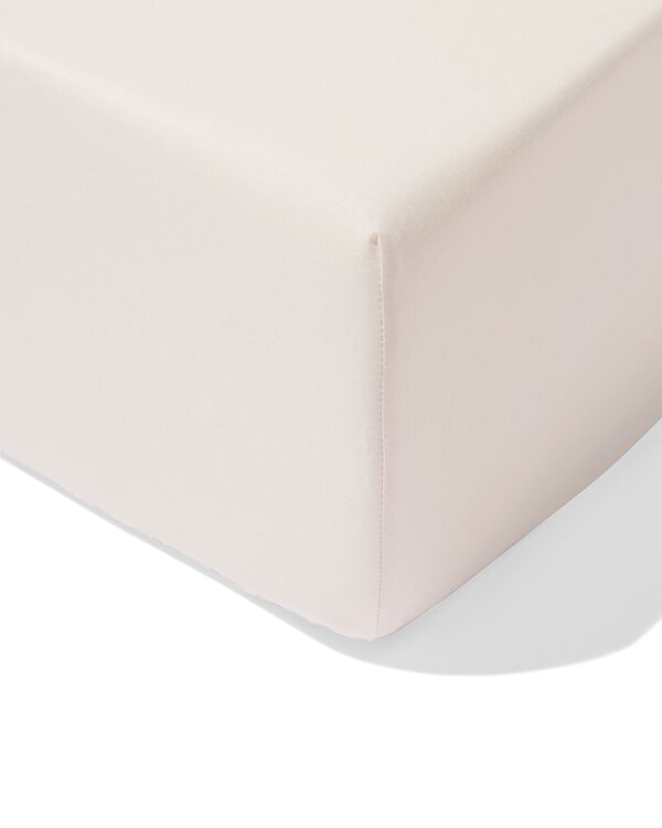 hoeslaken 90x200cm zacht katoen beige - 5160002 - HEMA