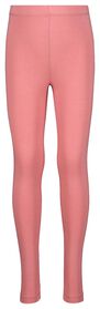 kinder legging biologisch katoen roze roze - 1000028638 - HEMA