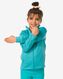 kinder trainingsjack turquoise 110/116 - 36030250 - HEMA