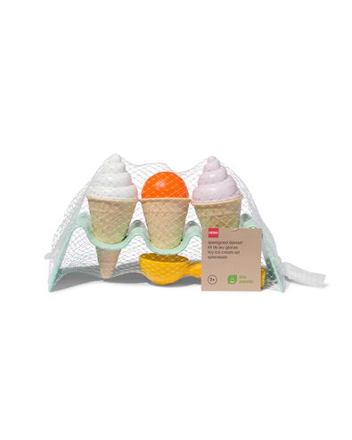 speelgoed ijsjesset bioplastic - 4 stuks - 15170147 - HEMA