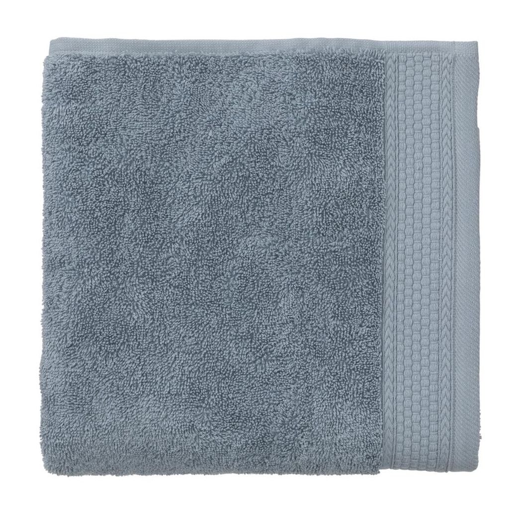 handdoek - 50 x 100 cm - hotel extra zwaar - ijsblauw - 5220046 - HEMA