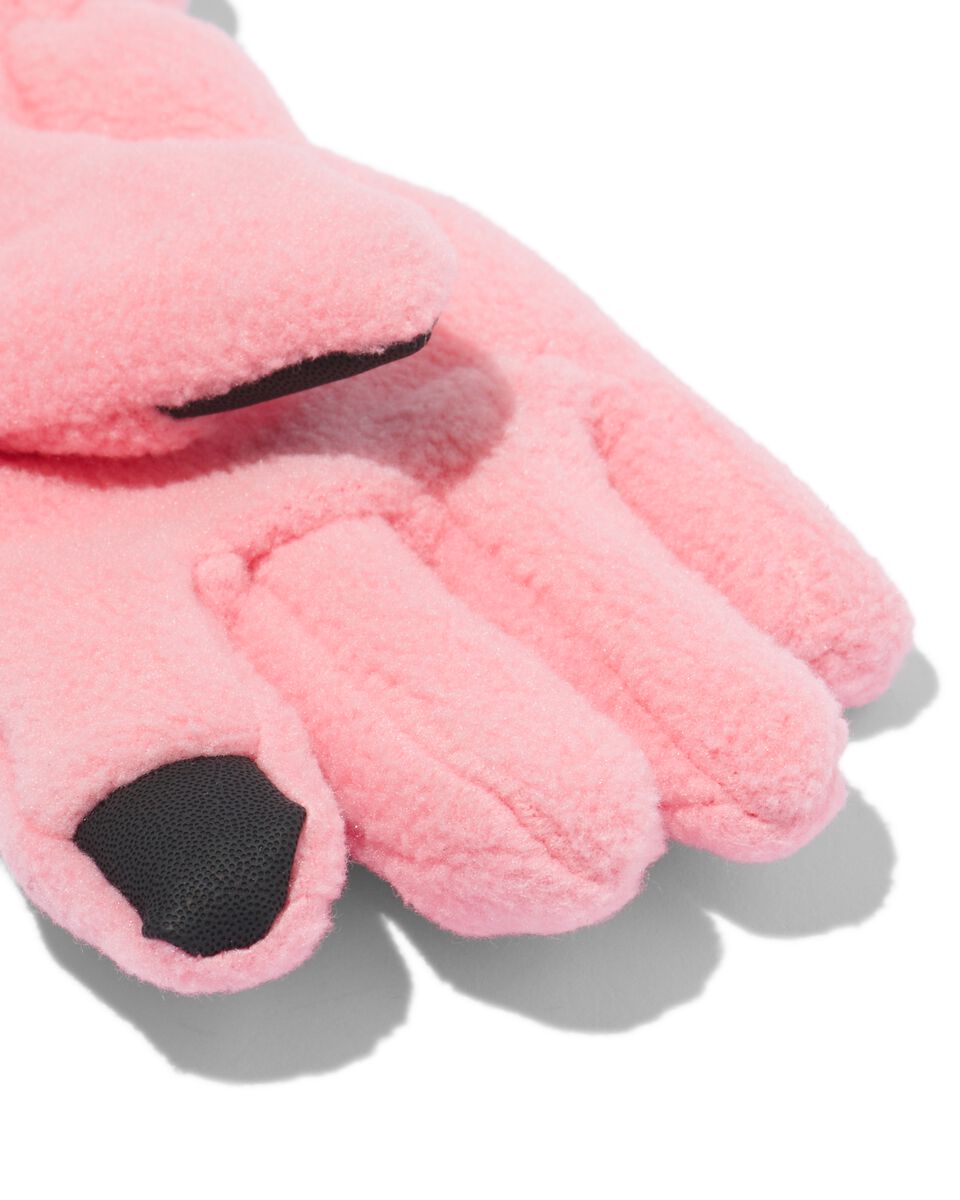 kinderhandschoenen met touchscreen roze 122/128 - 16790252 - HEMA