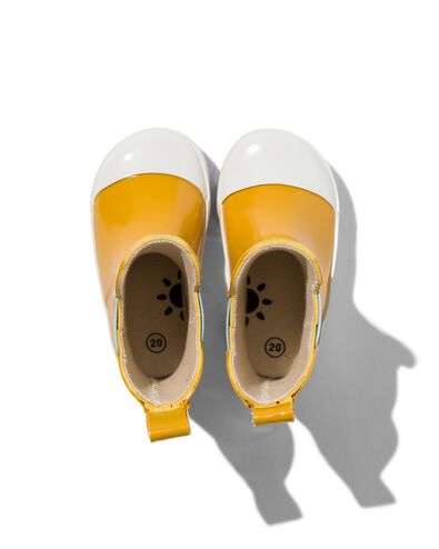 baby regenlaarzen rubber geel - 1000029898 - HEMA
