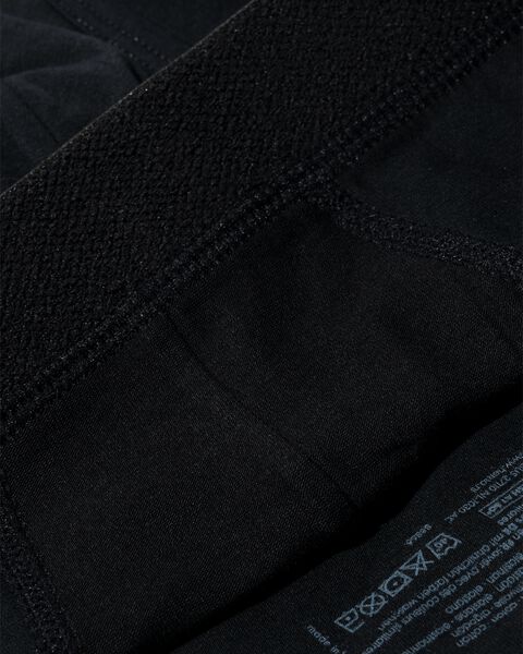 herenslips real lasting cotton - 2 stuks zwart zwart - 1000009785 - HEMA