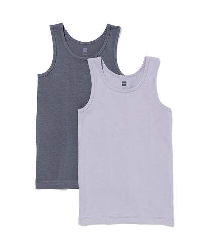 hemd 2-pak lichtblauw lichtblauw - 19270070LIGHTBLUE - HEMA