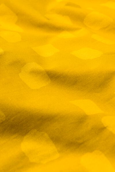 dekbedovertrek zacht katoen 240x220 stippel geel geel 240 x 200/220 - 5760069 - HEMA