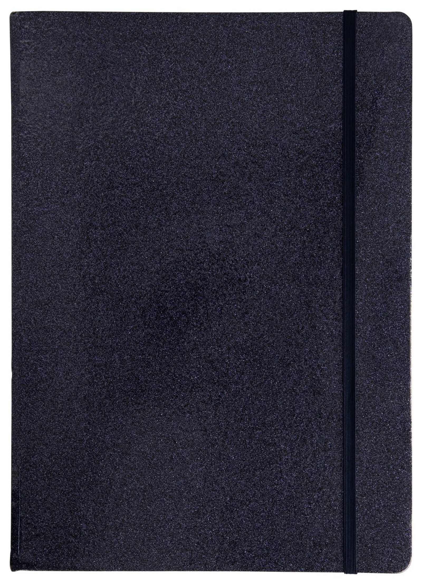 notitieboek A4 zwart blanco - 14110197 - HEMA