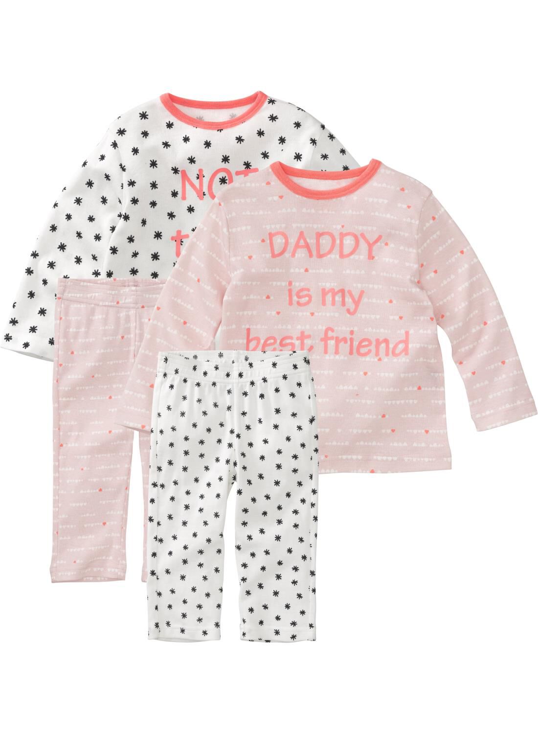 2-pak Baby Pyjama's Roze