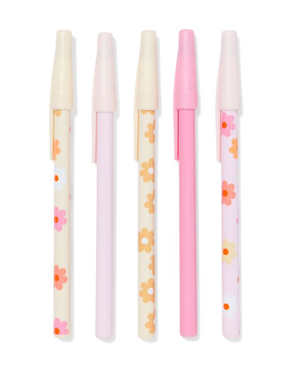 pennenset bloemen - 5 stuks - 14540319 - HEMA