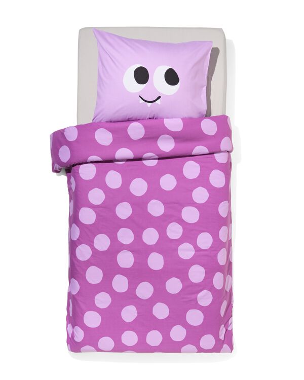kinderdekbedovertrek monster 140x200 - 5760097 - HEMA