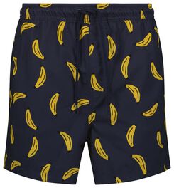 heren zwemshort bananen donkerblauw donkerblauw - 1000026962 - HEMA