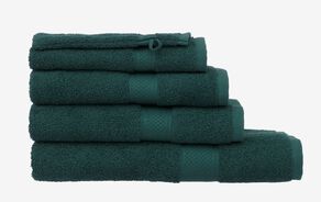 reptielen markeerstift Zeemeeuw handdoeken - zware kwaliteit donkergroen - HEMA