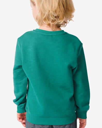 kindersweater met borstvakje blauw 110/116 - 30778169 - HEMA