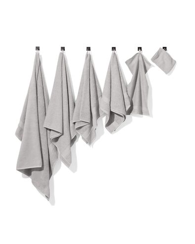 handdoek 100x150 zware kwaliteit lichtgrijs - 5230076 - HEMA